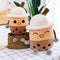 Almohada Peluche Taza de Té con Expresiones Adorables