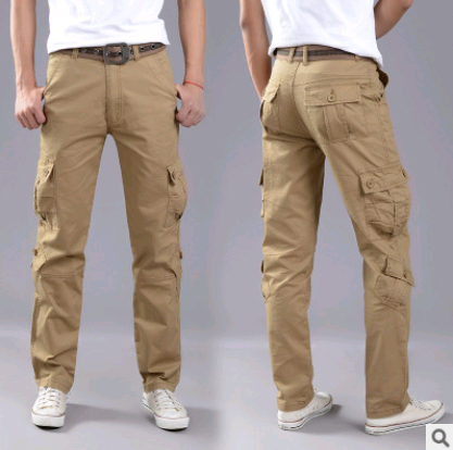 Pantalones Cargo Militares Multibolsillos para Hombre - Ropa Deportiva y Outdoor - Image 7