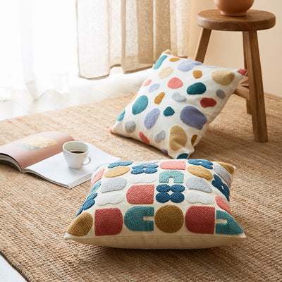 Funda de Almohada Lumbar para Cama y Oficina