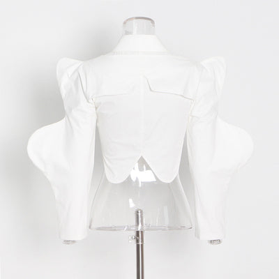 Blusa Sin Mangas Corta de Color Sólido - Estilo Moderno y Versátil - Image 12