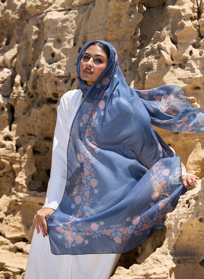 Pañuelo Hijab de Satén Estampado - Image 31
