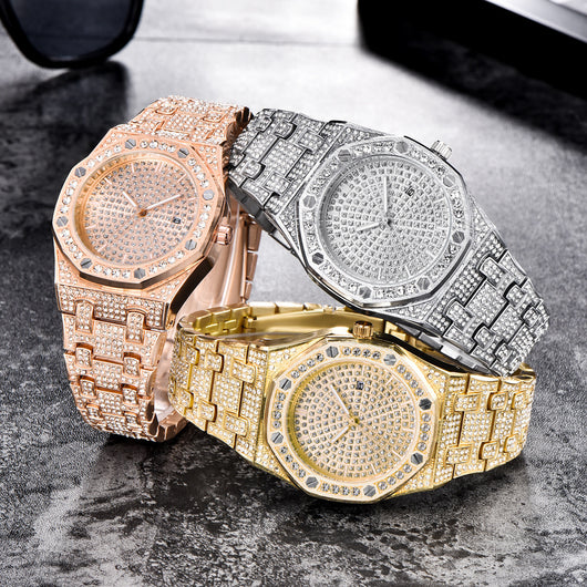 Reloj de Pulsera Cuarzo Acero Inoxidable con Correa Metálica - Image 3
