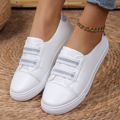Zapatos Blancos Casuales Slip-On Cómodos y Versátiles - Image 10