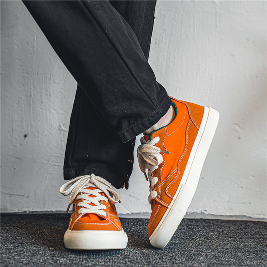 Zapatos de Lona para Hombre Transpirables Versátiles Tenis Casuales