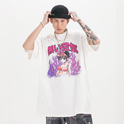 Playera con Estampado de Llamas - Image 4