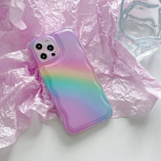 Funda Transparente Arcoíris a Prueba de Caídas para Teléfono - Image 7