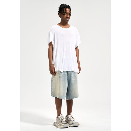 Shorts de Mezclilla Retro Holgados para Hombre - Estilo Verano - Image 14