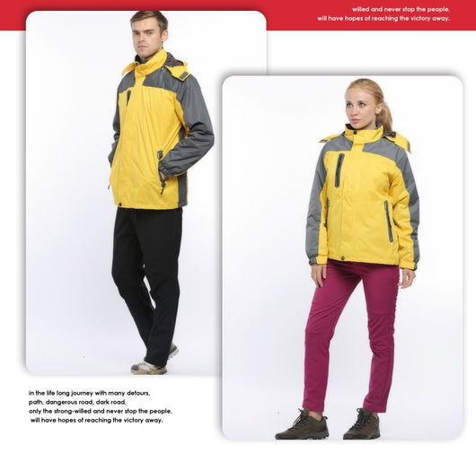 Chaqueta Impermeable Cortaviento Unisex para Aventuras al Aire Libre - Image 15