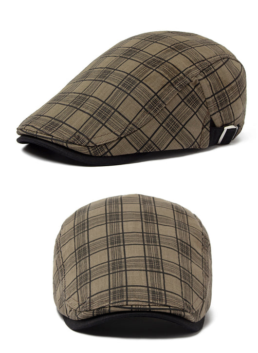 Boina Cuadriculada Ligera para Hombre - Perfecta para Verano - Image 10
