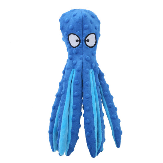 Juguete de Pulpo Chirriante para Perros - Juguete de Goma sin Relleno para Masticación y Dentición - Image 12