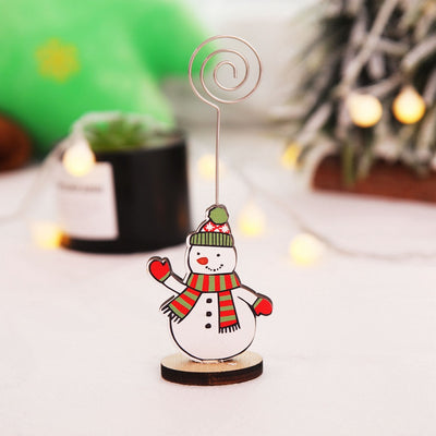 Adornos Navideños de Madera con Celebridades - Caja de Regalos para Adultos Mayores - Image 42