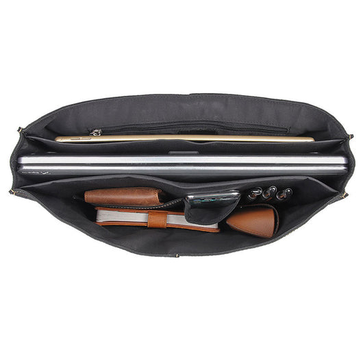 Maletín Ejecutivo de Cuero Retro para Hombre - Image 7