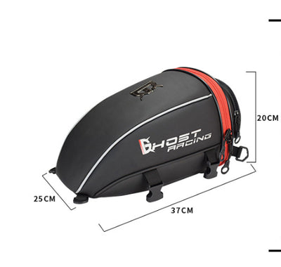 Bolsa de Cuero PU para Motocicleta - Alforja Trasera Knight - Image 13