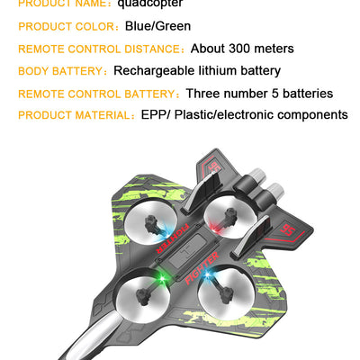 Dron de Espuma Resistente a Caídas con Luces LED Multicolor - Cuadricóptero para Principiantes - Image 56