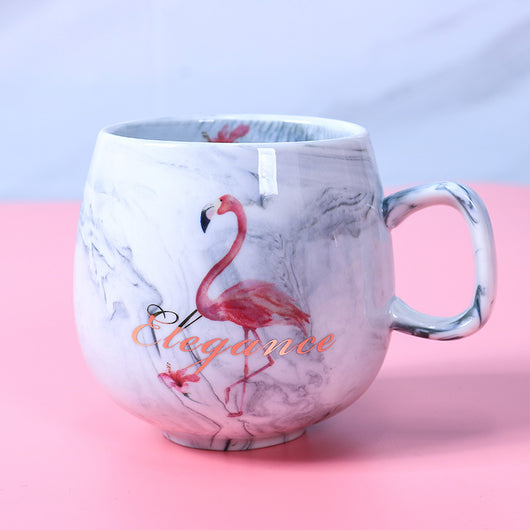 Taza de Cerámica para Parejas con Patrón Mármol - Image 7