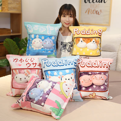 Almohada de Peluche Infantil con Diseño Animado