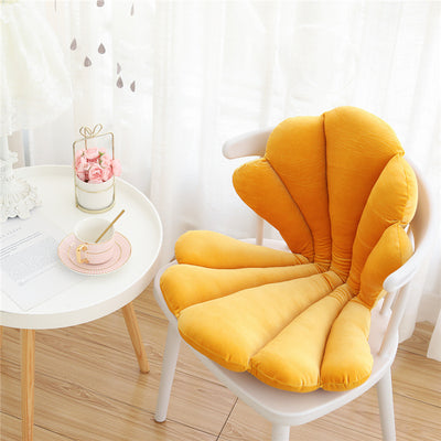 Cojín Velvet Seal Shell Lujo Rosa – Almohada Asiento Elegante - Image 12