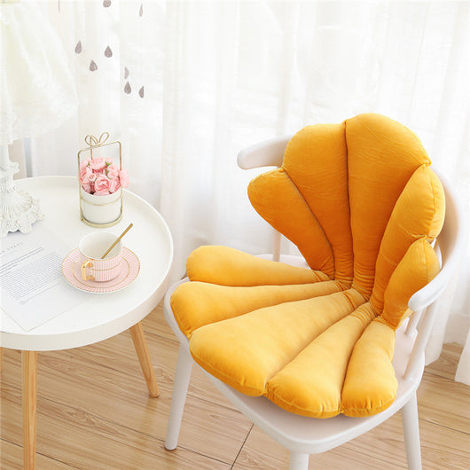 Cojín Velvet Seal Shell Lujo Rosa – Almohada Asiento Elegante - Image 12