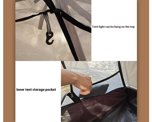 Carpa Túnel para Camping con Domo Extensible - Image 21