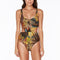 Traje de Baño Enterizo Estampado Selva Tropical