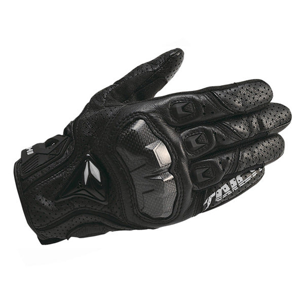 Guantes de Ciclismo de Cuero Completo con Fibra de Carbono - Image 9