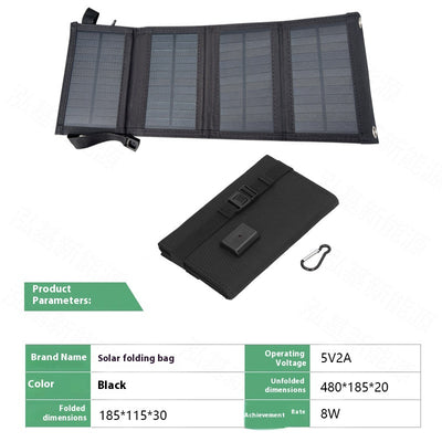 Bolsa Solar Plegable 8W - Cargador Portátil de Energía para Exteriores - Image 6