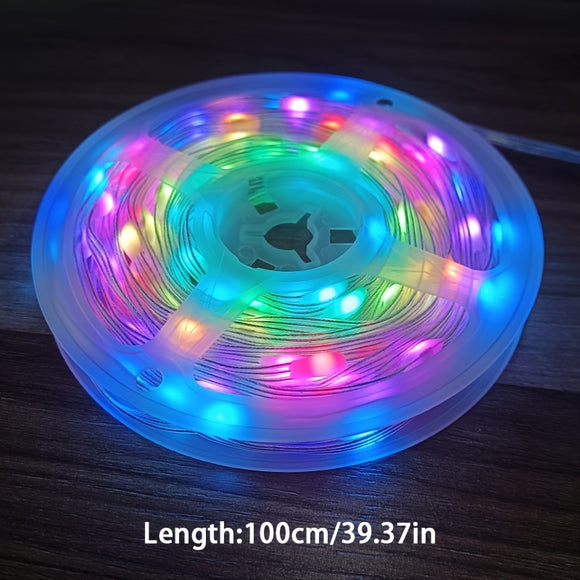 Guirnalda LED Multicolor con Múltiples Modos de Iluminación para Fiestas y Celebraciones