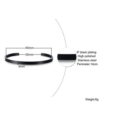 Pulsera C de 4MM para Mujer con Grabado Personalizado - Image 5