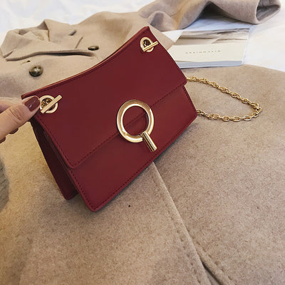 Bolso Cuadrado Pequeño con Cadena de Moda - Image 13