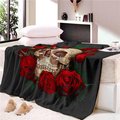 Manta Tapiz Calavera Ultra Suave - Multiusos para Playa, Sofá y Decoración - Image 5