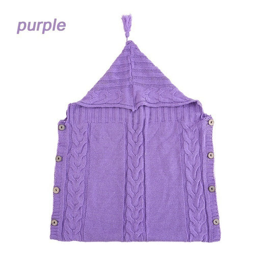 Saco de Dormir Infantil con Gorro de Borlas y Botones de Madera - Image 4