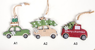 Adorno Navideño de Madera Artesanal para Árbol - Image 7