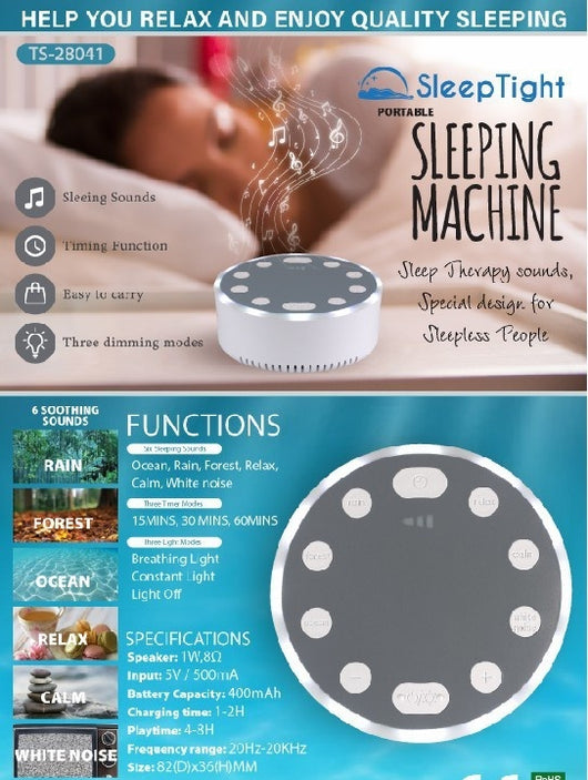 Dispositivo de Luz Respiratoria para Dormir - Regulador de Emociones y Ruido Blanco - Image 3