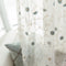 Mosquitero Decorativo con Bordado Floral para Ventanas