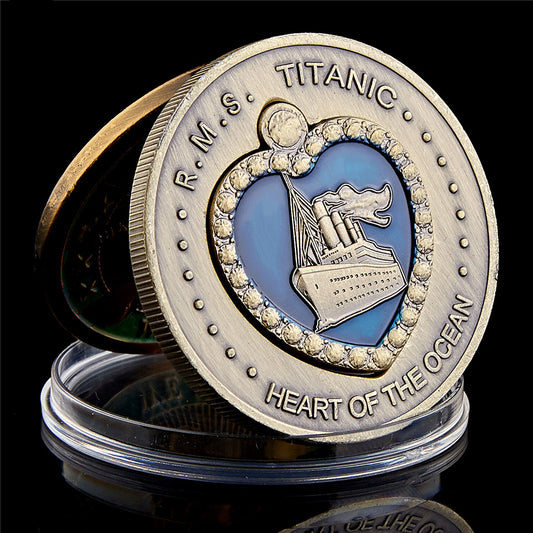 Moneda Conmemorativa Corazón del Océano Titanic