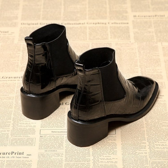 Botines Cortos de Terciopelo Premium