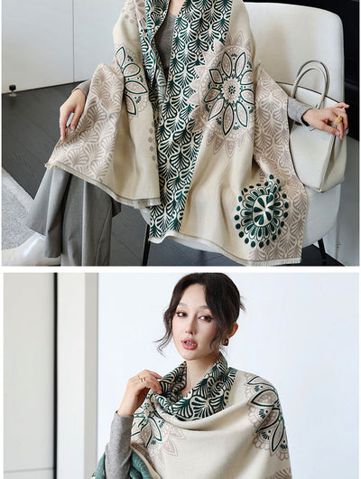 Chal Versátil de Oficina Estilo Coreano para Otoño e Invierno - Image 42