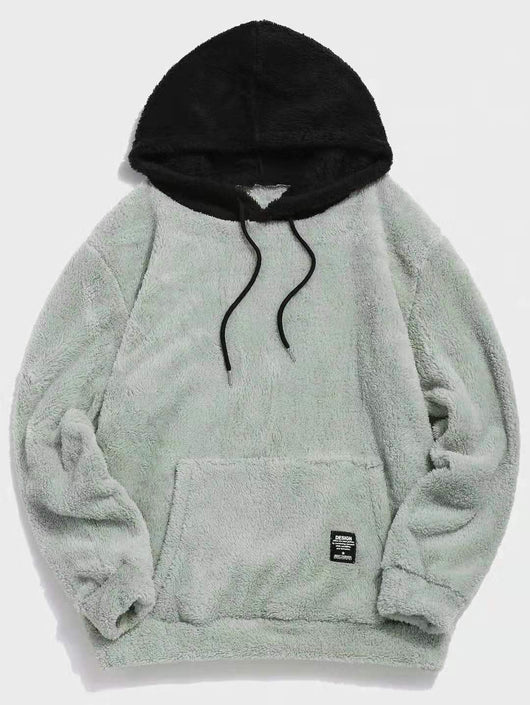 Sudadera con Capucha de Lana de Cordero para Hombre - Image 6