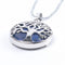 Natural stone pendant Life Tree Necklace ZZ