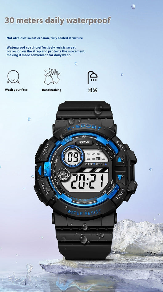 Reloj Deportivo Luminoso Multifuncional Resistente al Agua para Niños - Image 23
