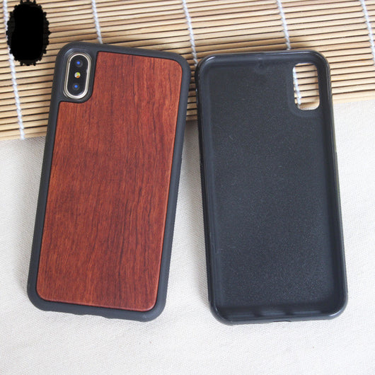 Funda Protectora para Teléfono con Diseño Acanalado en TPU y Madera - Image 4