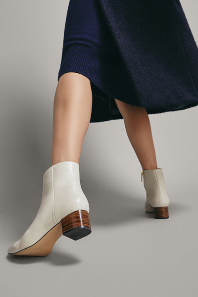 Botas Tobilleras de Cuero Genuino con Cierre de Cremallera para Mujer - Image 8