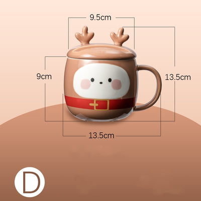 Taza de Cerámica Grande con Diseño Kawaii para Niñas - Image 3