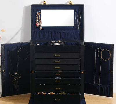 Caja de Almacenamiento para Joyas con Candado de Contraseña de Gran Capacidad - Image 5