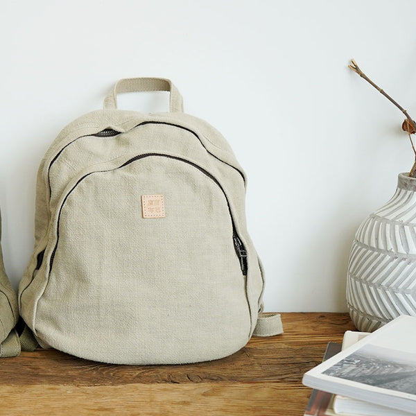 Mochila de Tela Minimalista para Estudiantes y Profesionales