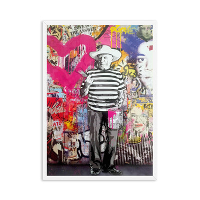 Cuadro Mural Graffiti Banksy Óleo Digital para Sala y Dormitorio - Image 6