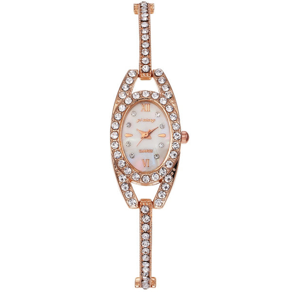 Reloj de Diamante Ovalado para Estudiantes Mujeres