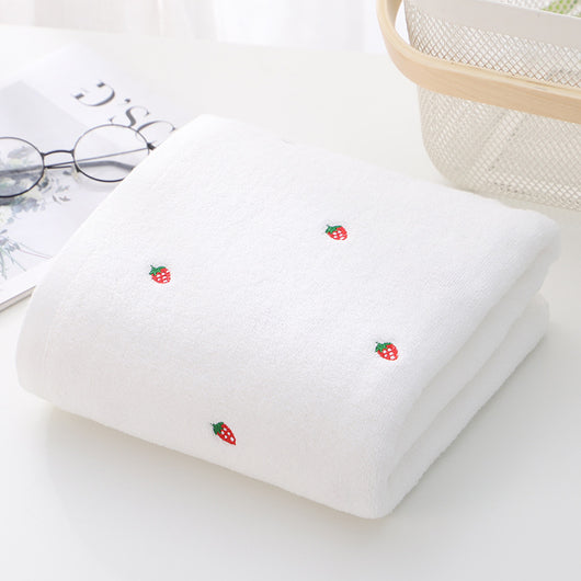Toalla de Algodón con Bordado de Fresas - Image 6