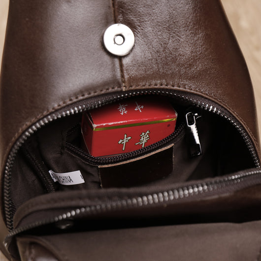 Bolsa Bandolera de Cuero Genuino para Hombre - Estilo Vintage Multifuncional - Image 16