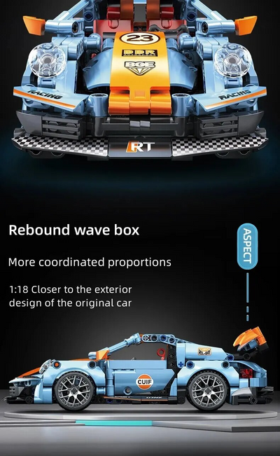 Auto de Carreras Armable 523 Piezas - Puzzle 3D de Alta Dificultad para Niños - Image 18